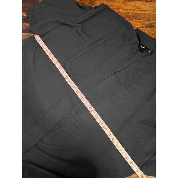 ASOS Black Semi Sheer Kimono Cardigan size 6 - Picture 8 of 9